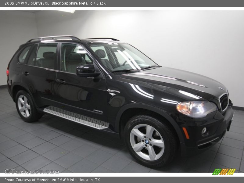 Black Sapphire Metallic / Black 2009 BMW X5 xDrive30i