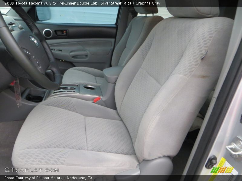 Silver Streak Mica / Graphite Gray 2009 Toyota Tacoma V6 SR5 PreRunner Double Cab