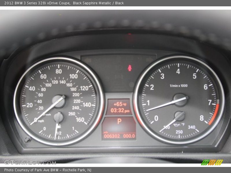 Black Sapphire Metallic / Black 2012 BMW 3 Series 328i xDrive Coupe