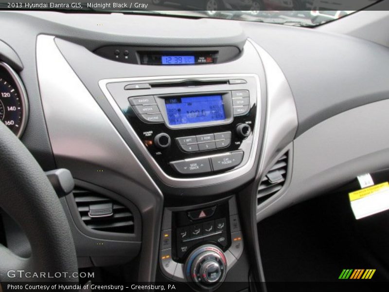 Midnight Black / Gray 2013 Hyundai Elantra GLS