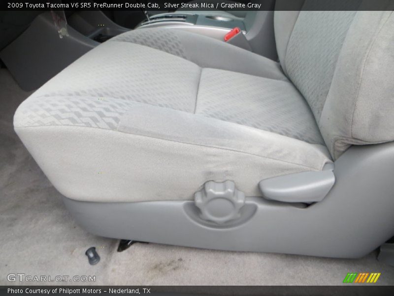 Silver Streak Mica / Graphite Gray 2009 Toyota Tacoma V6 SR5 PreRunner Double Cab