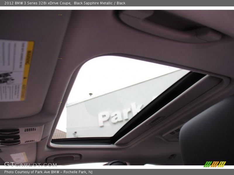 Black Sapphire Metallic / Black 2012 BMW 3 Series 328i xDrive Coupe