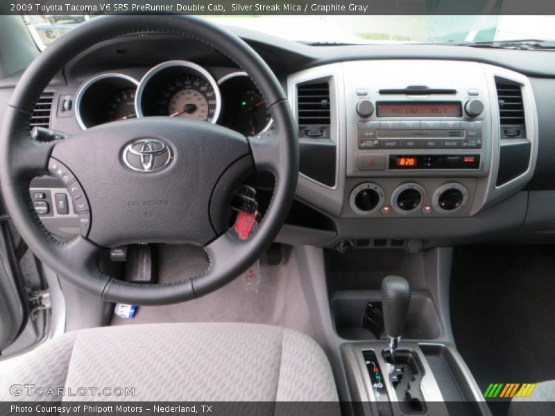 Silver Streak Mica / Graphite Gray 2009 Toyota Tacoma V6 SR5 PreRunner Double Cab