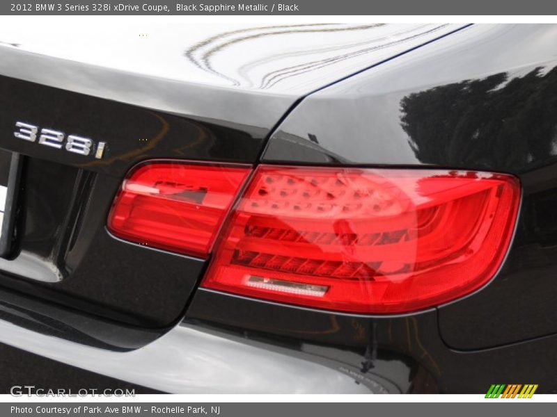 Black Sapphire Metallic / Black 2012 BMW 3 Series 328i xDrive Coupe