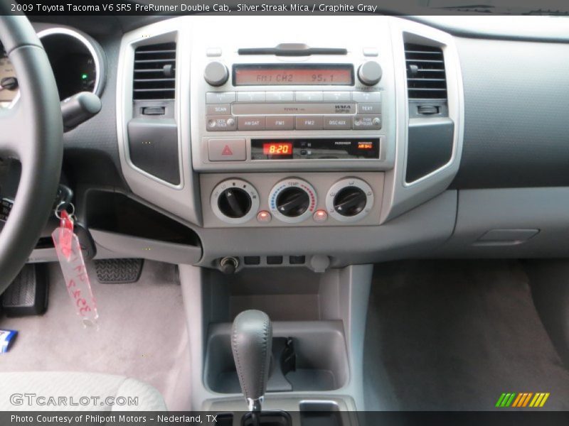 Silver Streak Mica / Graphite Gray 2009 Toyota Tacoma V6 SR5 PreRunner Double Cab