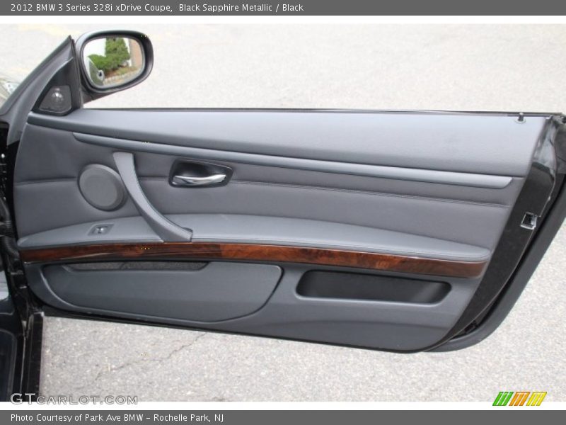 Black Sapphire Metallic / Black 2012 BMW 3 Series 328i xDrive Coupe