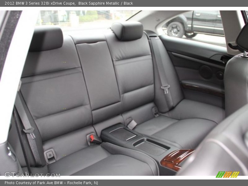 Black Sapphire Metallic / Black 2012 BMW 3 Series 328i xDrive Coupe