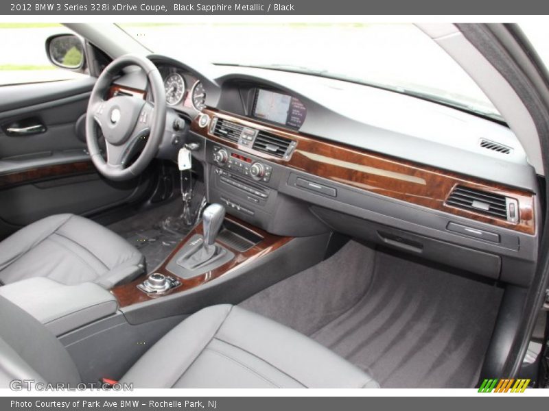 Black Sapphire Metallic / Black 2012 BMW 3 Series 328i xDrive Coupe
