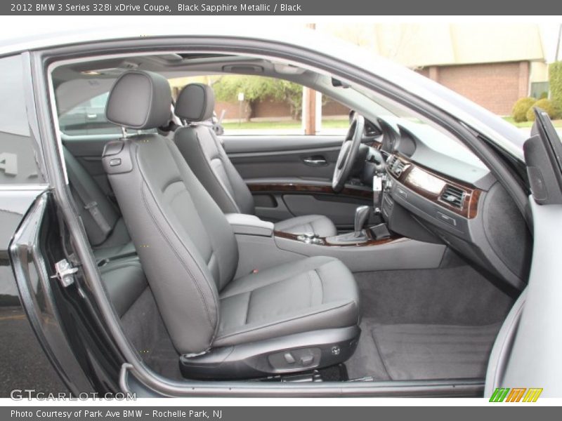 Black Sapphire Metallic / Black 2012 BMW 3 Series 328i xDrive Coupe