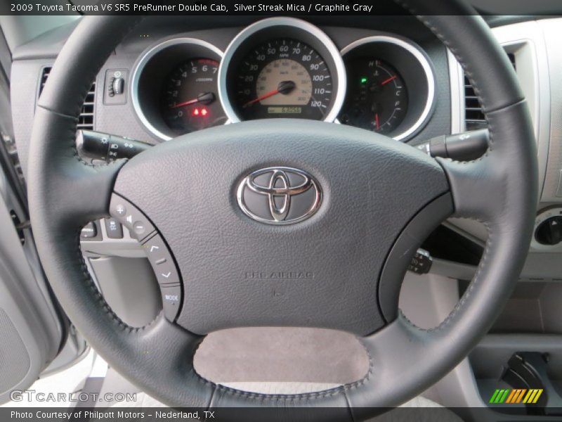Silver Streak Mica / Graphite Gray 2009 Toyota Tacoma V6 SR5 PreRunner Double Cab