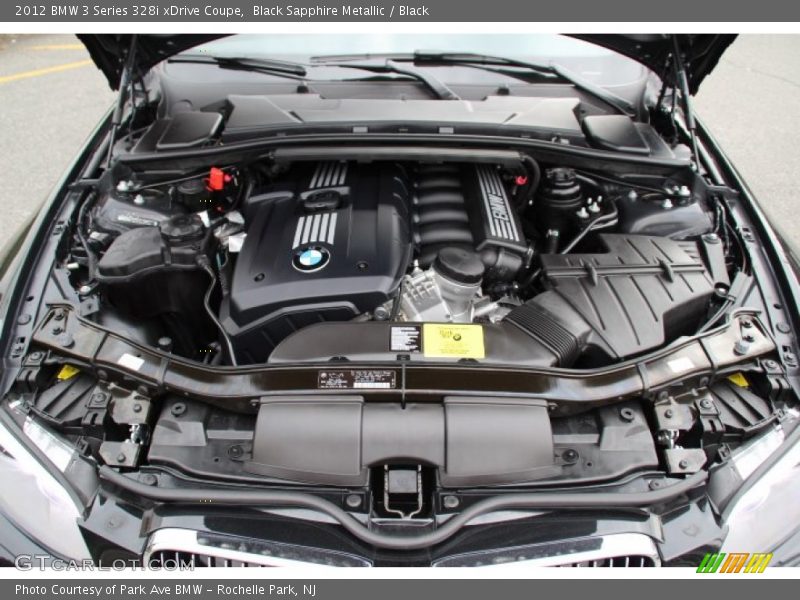 Black Sapphire Metallic / Black 2012 BMW 3 Series 328i xDrive Coupe