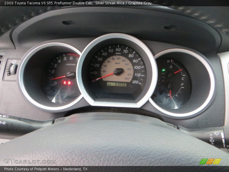 Silver Streak Mica / Graphite Gray 2009 Toyota Tacoma V6 SR5 PreRunner Double Cab