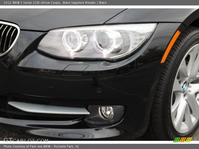 Black Sapphire Metallic / Black 2012 BMW 3 Series 328i xDrive Coupe