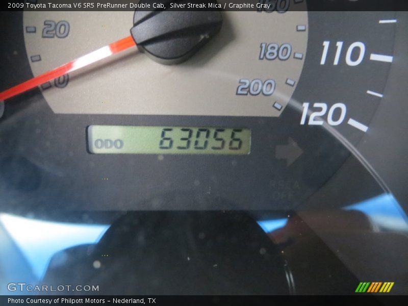 Silver Streak Mica / Graphite Gray 2009 Toyota Tacoma V6 SR5 PreRunner Double Cab