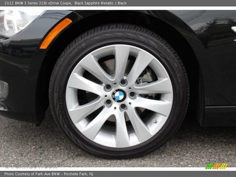 Black Sapphire Metallic / Black 2012 BMW 3 Series 328i xDrive Coupe