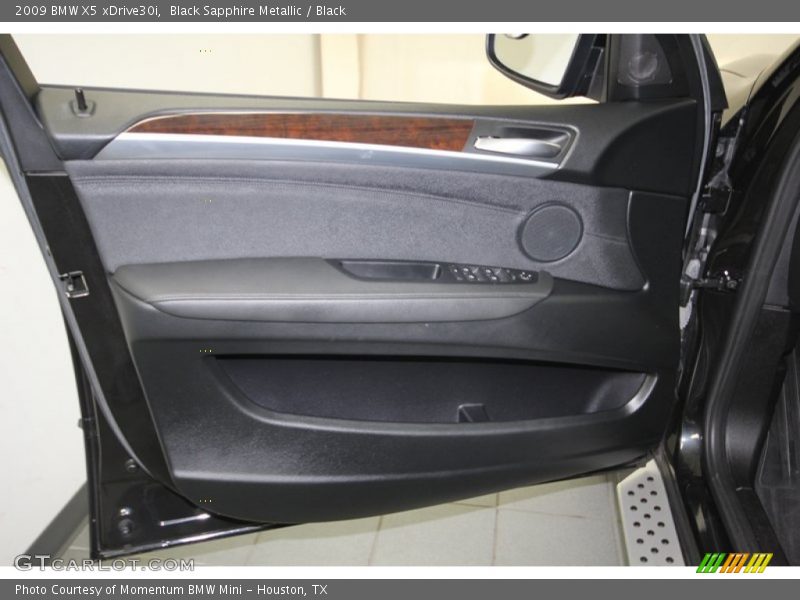 Black Sapphire Metallic / Black 2009 BMW X5 xDrive30i