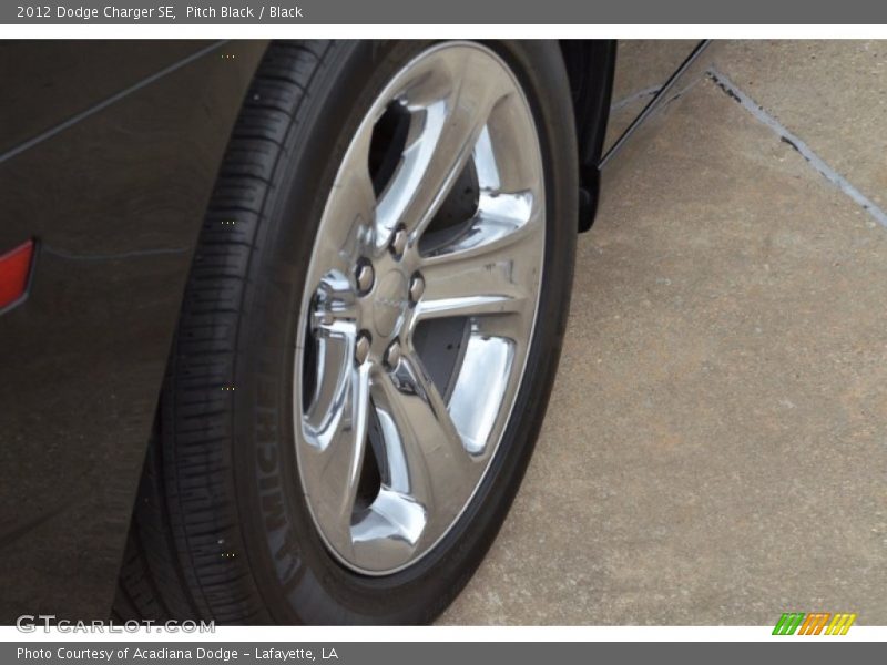 Pitch Black / Black 2012 Dodge Charger SE