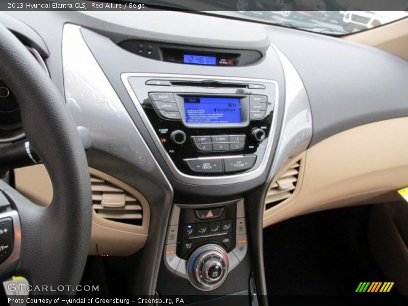 Red Allure / Beige 2013 Hyundai Elantra GLS