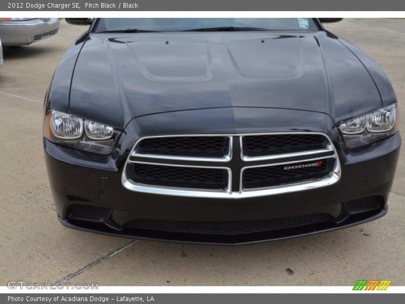 Pitch Black / Black 2012 Dodge Charger SE