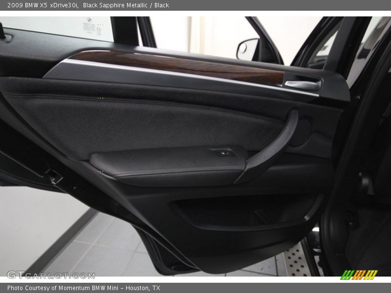 Black Sapphire Metallic / Black 2009 BMW X5 xDrive30i