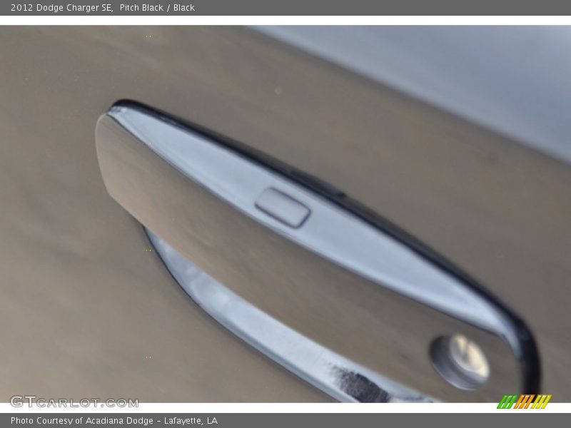 Pitch Black / Black 2012 Dodge Charger SE