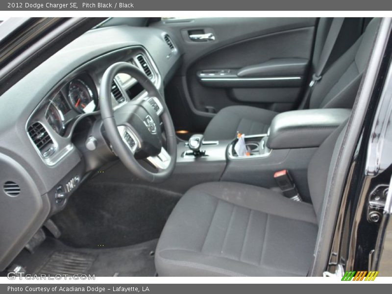 Pitch Black / Black 2012 Dodge Charger SE