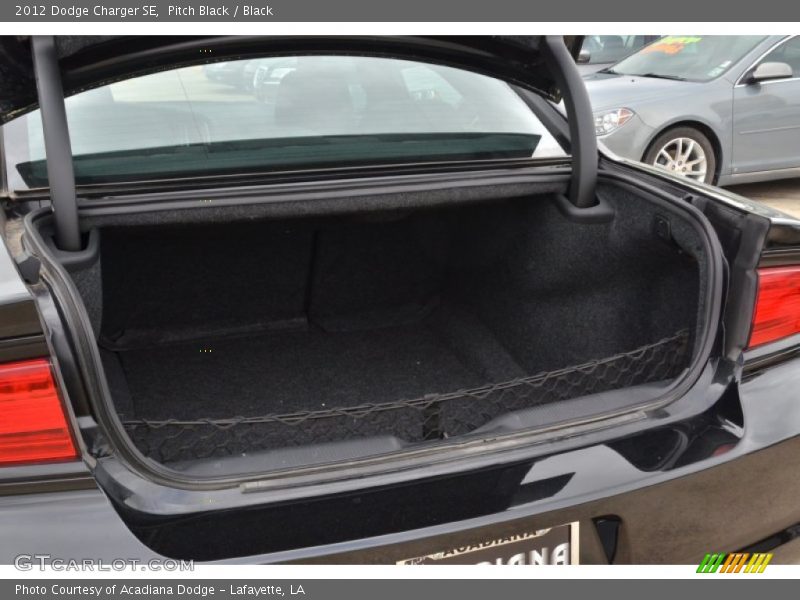 Pitch Black / Black 2012 Dodge Charger SE