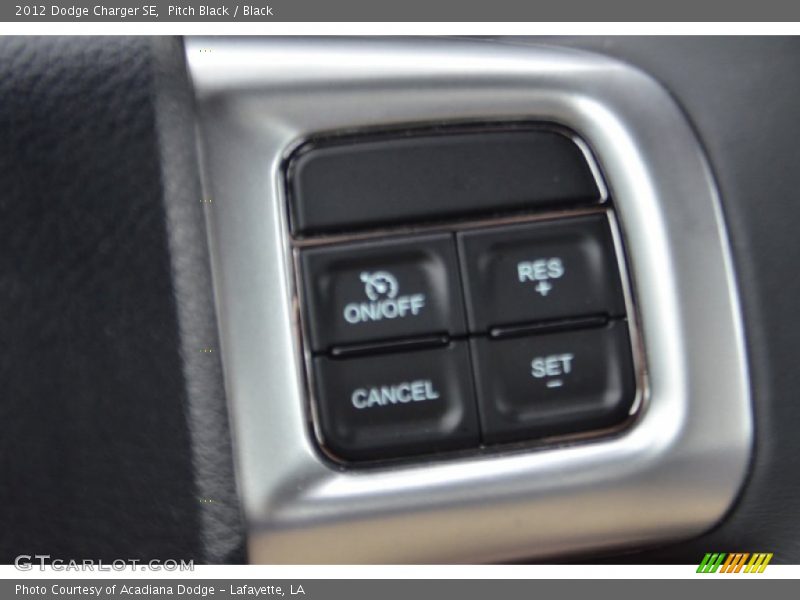 Pitch Black / Black 2012 Dodge Charger SE