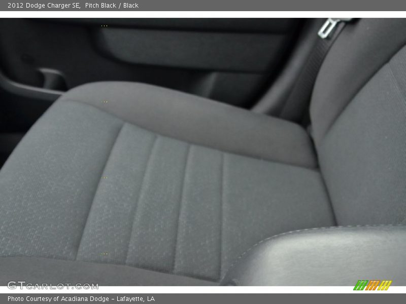 Pitch Black / Black 2012 Dodge Charger SE