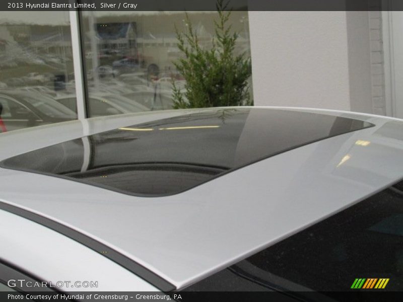 Silver / Gray 2013 Hyundai Elantra Limited