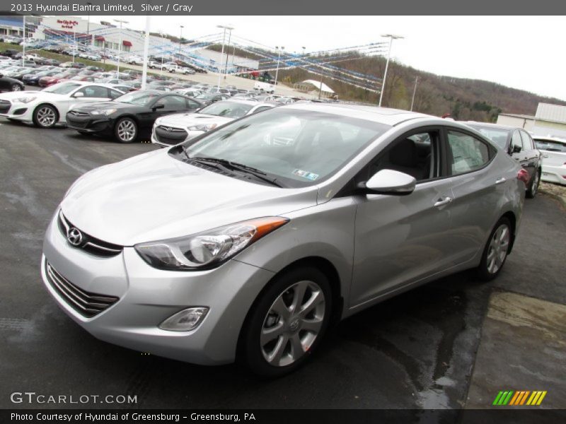 Silver / Gray 2013 Hyundai Elantra Limited