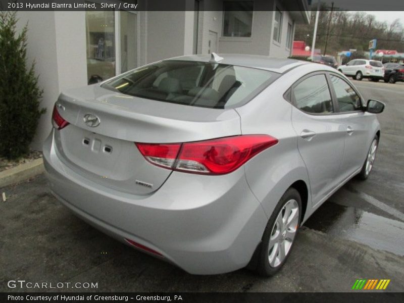 Silver / Gray 2013 Hyundai Elantra Limited