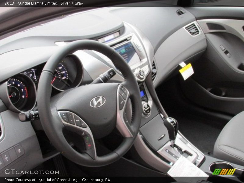 Silver / Gray 2013 Hyundai Elantra Limited