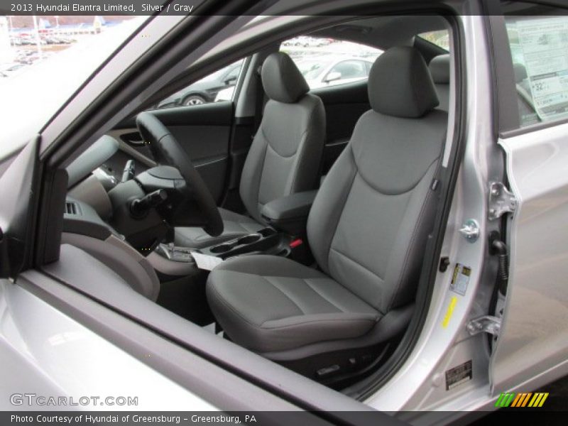 Silver / Gray 2013 Hyundai Elantra Limited