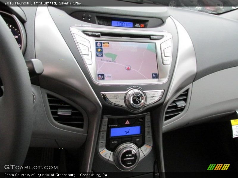 Silver / Gray 2013 Hyundai Elantra Limited