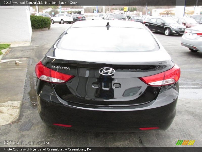Midnight Black / Gray 2013 Hyundai Elantra GLS