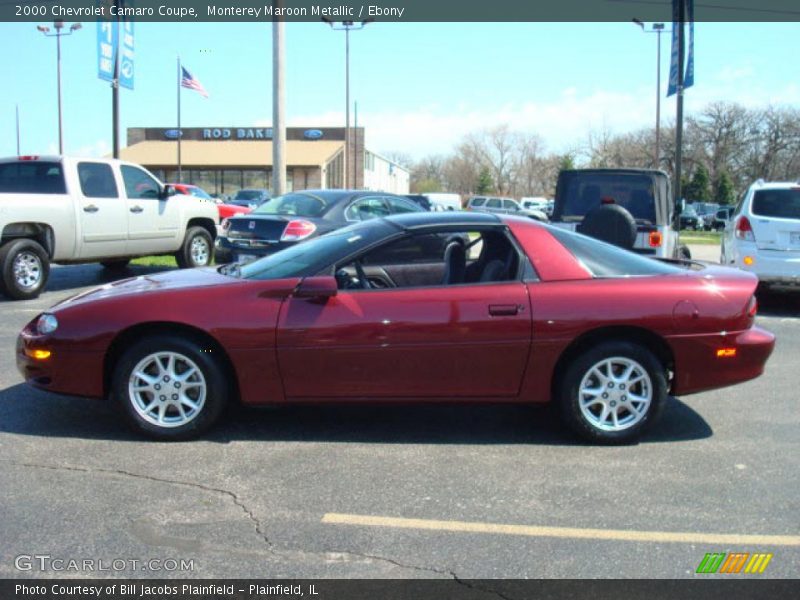 Monterey Maroon Metallic / Ebony 2000 Chevrolet Camaro Coupe