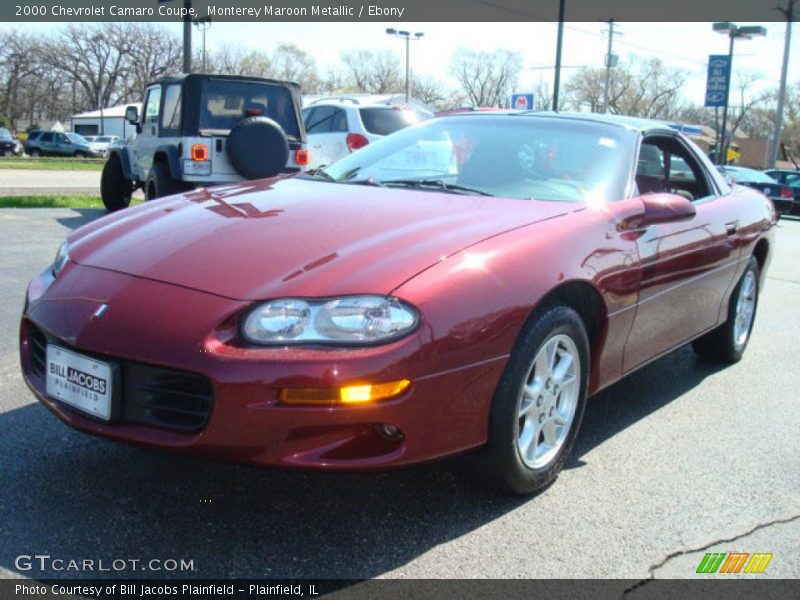Monterey Maroon Metallic / Ebony 2000 Chevrolet Camaro Coupe