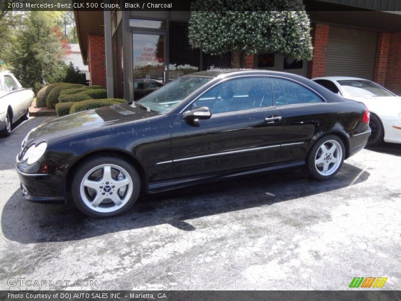 Black / Charcoal 2003 Mercedes-Benz CLK 500 Coupe