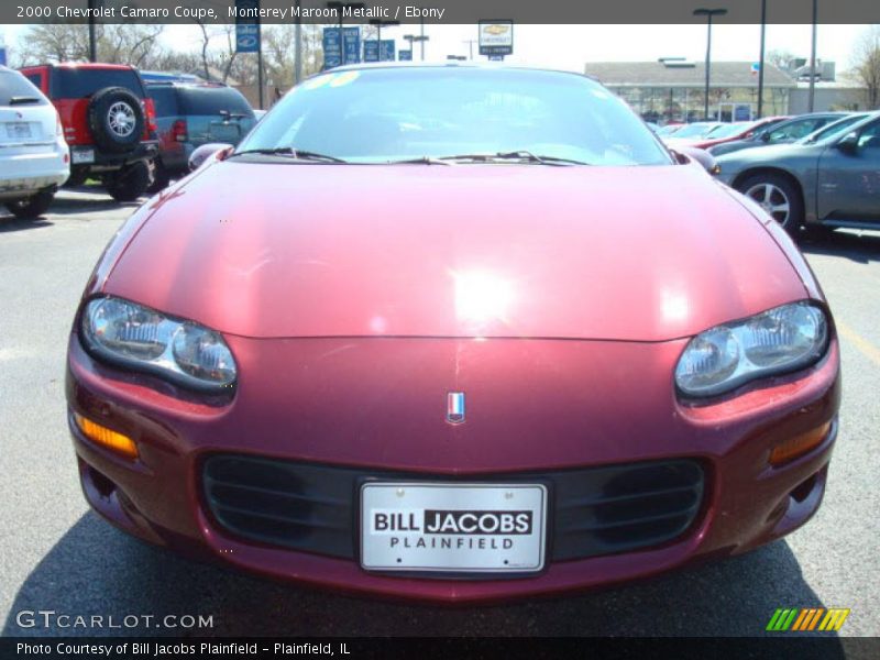 Monterey Maroon Metallic / Ebony 2000 Chevrolet Camaro Coupe