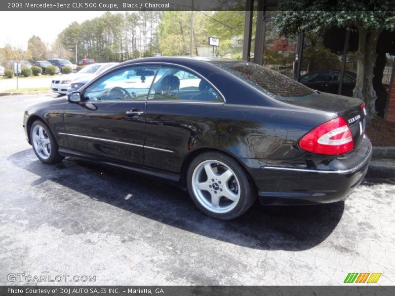 Black / Charcoal 2003 Mercedes-Benz CLK 500 Coupe