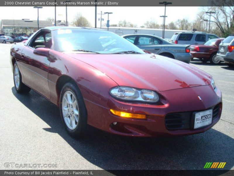 Monterey Maroon Metallic / Ebony 2000 Chevrolet Camaro Coupe
