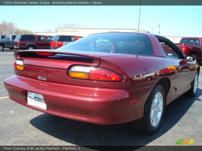 Monterey Maroon Metallic / Ebony 2000 Chevrolet Camaro Coupe