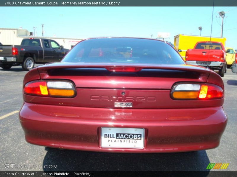 Monterey Maroon Metallic / Ebony 2000 Chevrolet Camaro Coupe