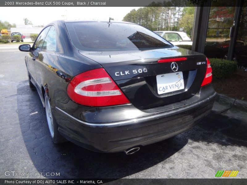 Black / Charcoal 2003 Mercedes-Benz CLK 500 Coupe