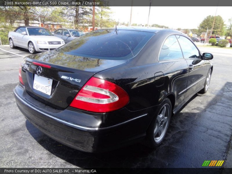 Black / Charcoal 2003 Mercedes-Benz CLK 500 Coupe