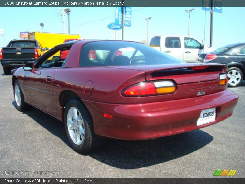 Monterey Maroon Metallic / Ebony 2000 Chevrolet Camaro Coupe