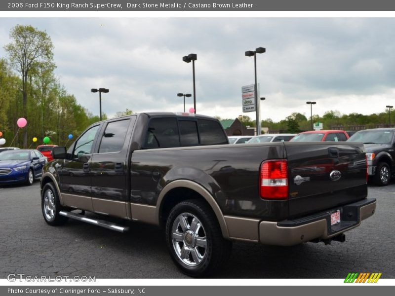 Dark Stone Metallic / Castano Brown Leather 2006 Ford F150 King Ranch SuperCrew