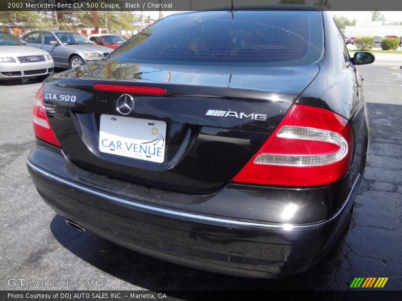 Black / Charcoal 2003 Mercedes-Benz CLK 500 Coupe