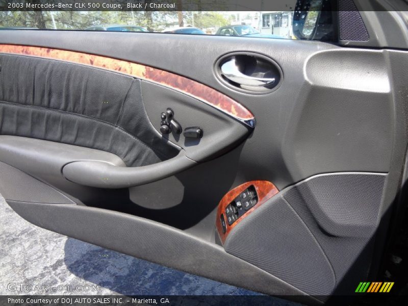 Black / Charcoal 2003 Mercedes-Benz CLK 500 Coupe